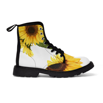 Sunflowers - Women's Canvas Boots