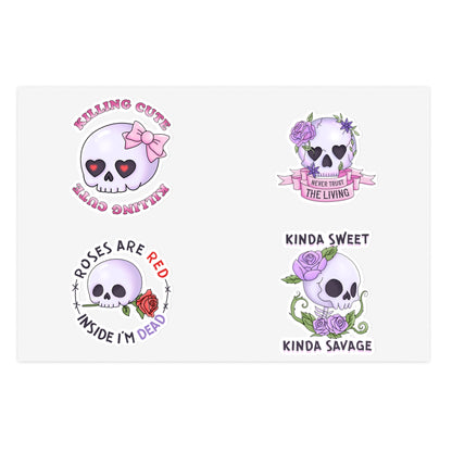 Chibi Skulls - Sticker Sheets