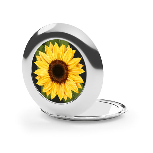 Sunflower - Compact Travel Mirror