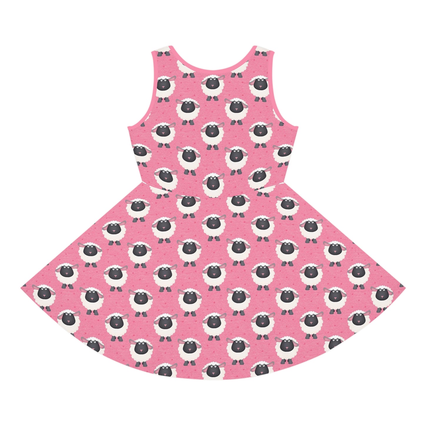 Sheep - Girls' Sleeveless Sundress (AOP)