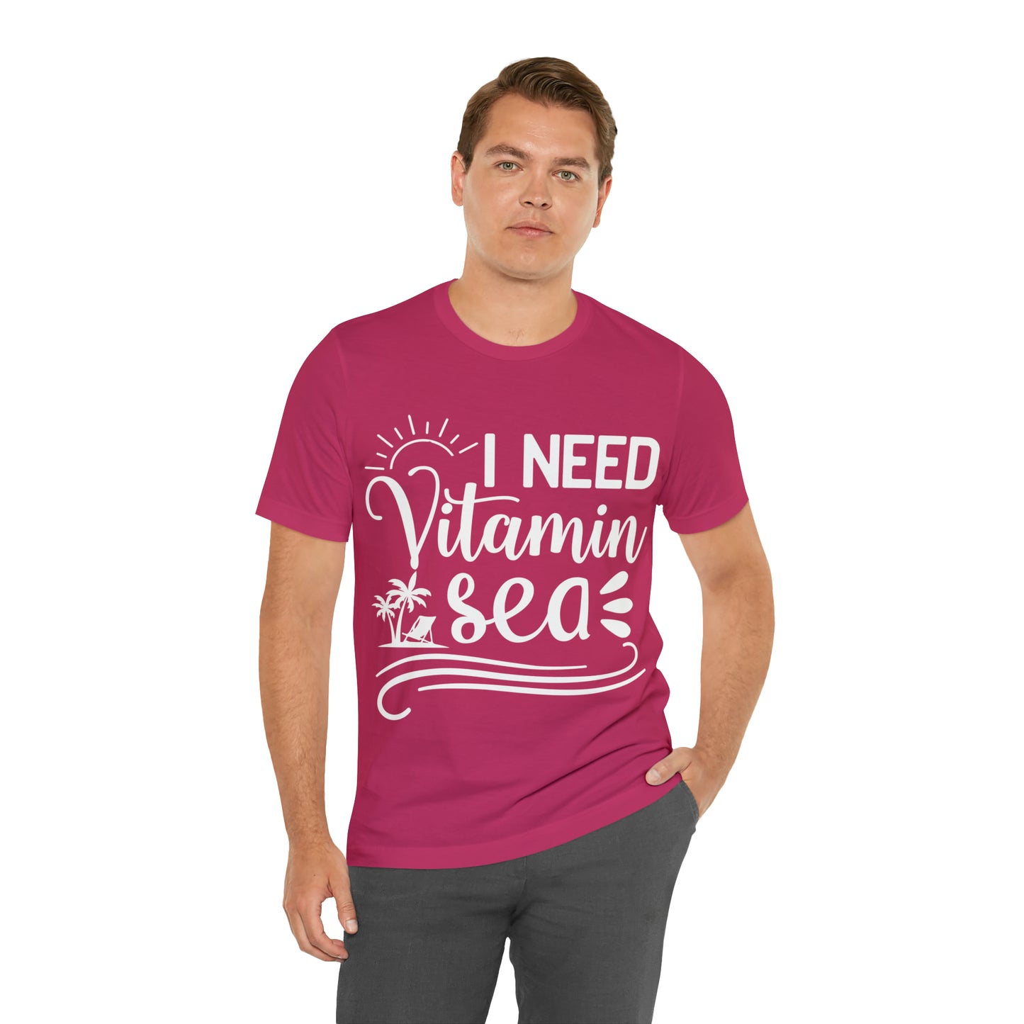 I Need Vitamin Sea - Jersey Short Sleeve Tee