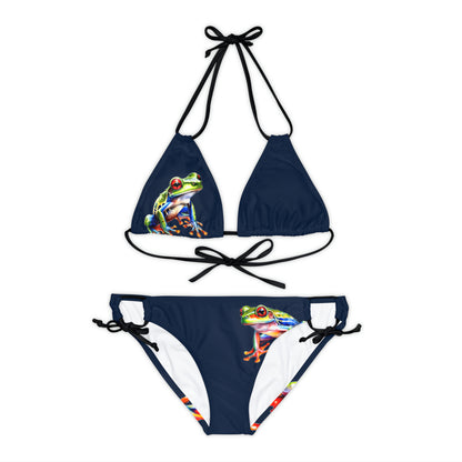 Tree Frog - Strappy Bikini Set (AOP)