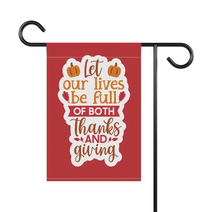 Thanks & Giving - Garden & House Banner