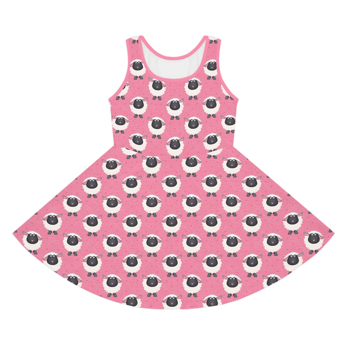 Sheep - Girls' Sleeveless Sundress (AOP)