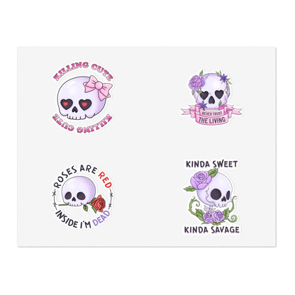 Chibi Skulls - Sticker Sheets