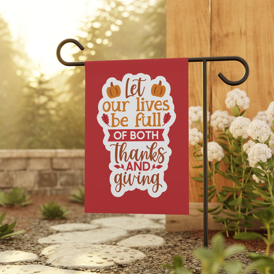 Thanks & Giving - Garden & House Banner