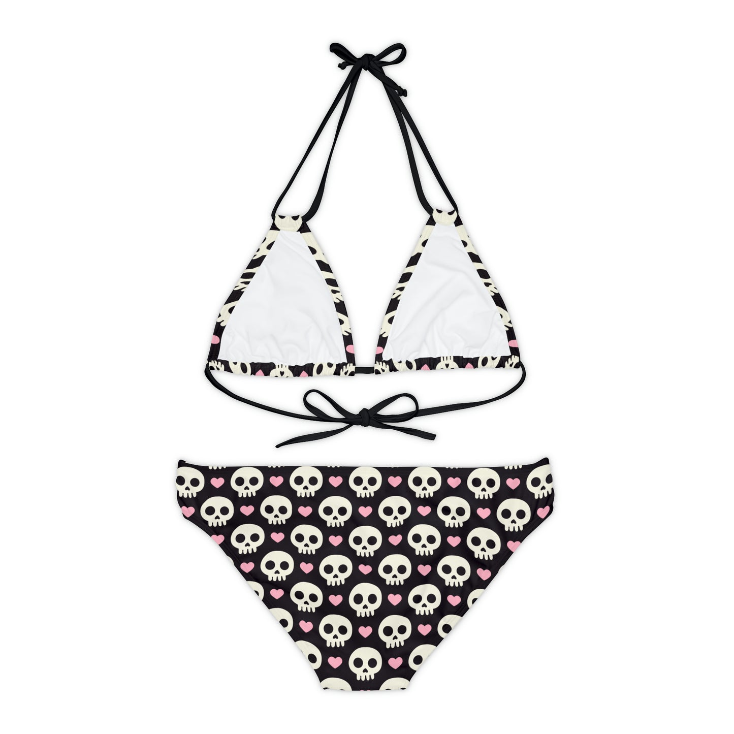 Cute Skulls - Strappy Bikini Set (AOP)