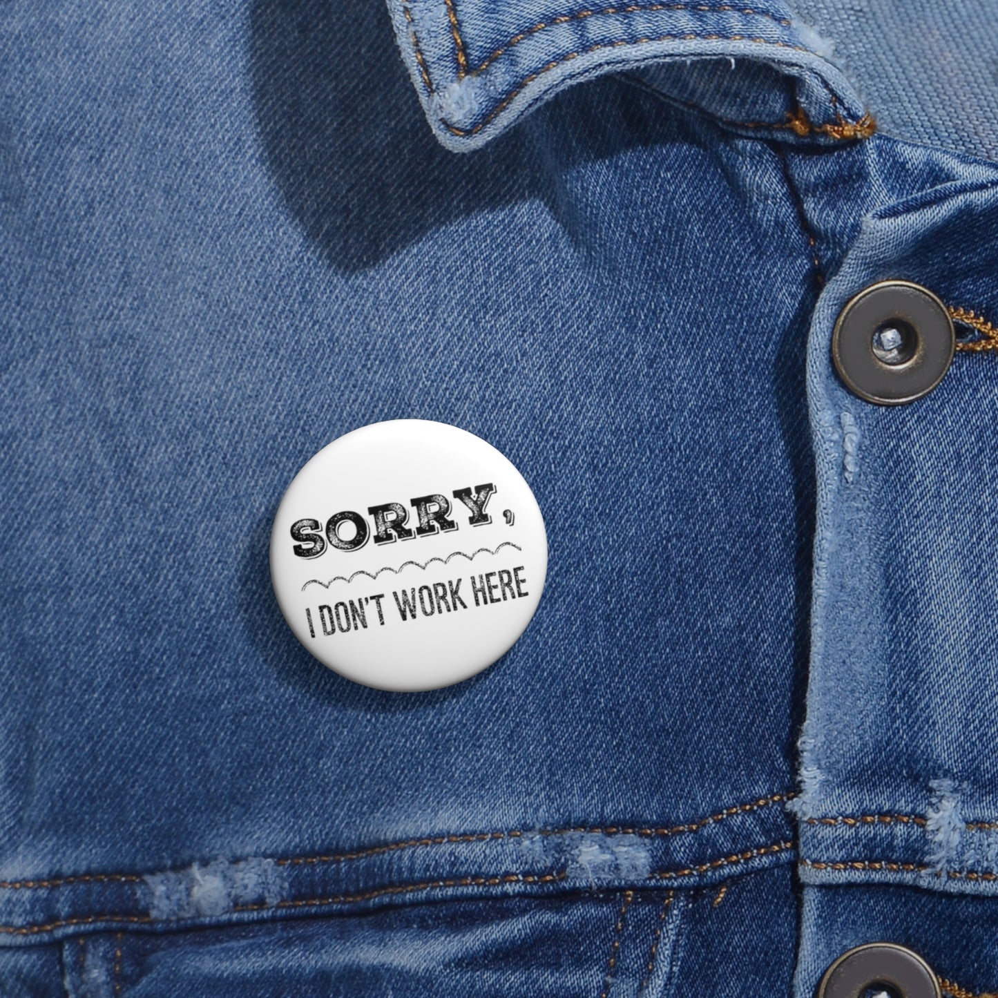 Vendor Humor - Custom Pin Buttons