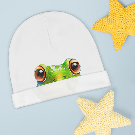 Frog - Baby Beanie (AOP)