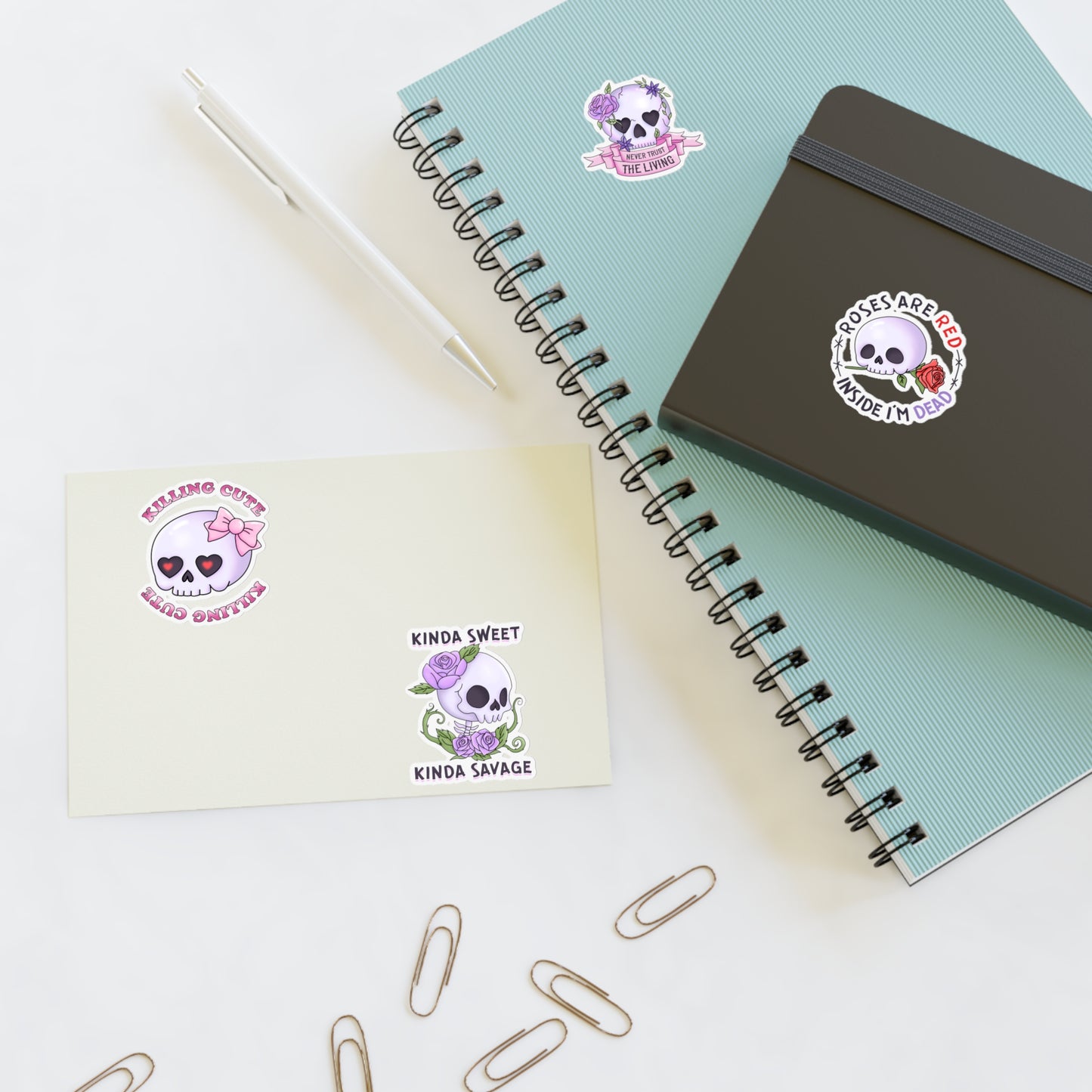 Chibi Skulls - Sticker Sheets