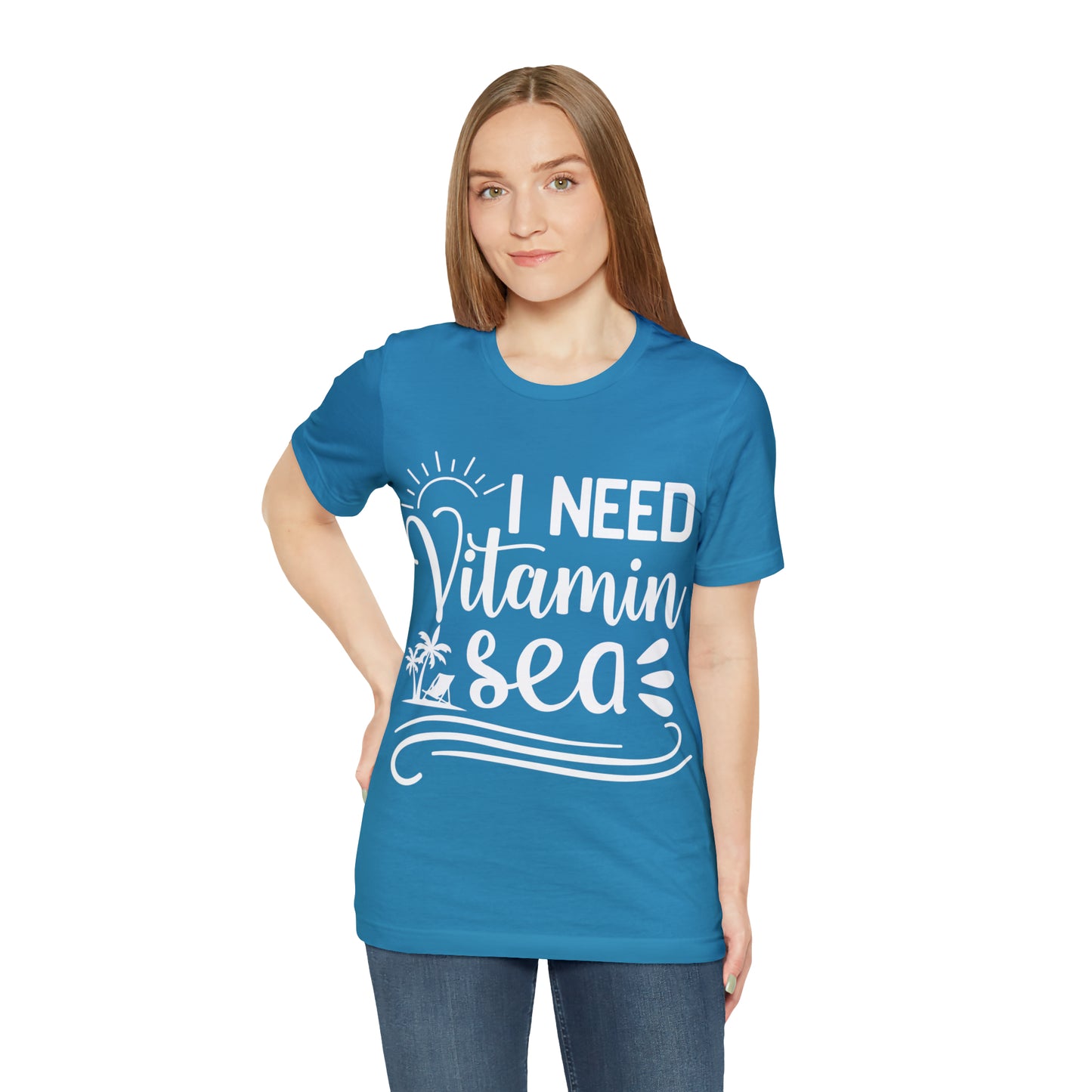 I Need Vitamin Sea - Jersey Short Sleeve Tee