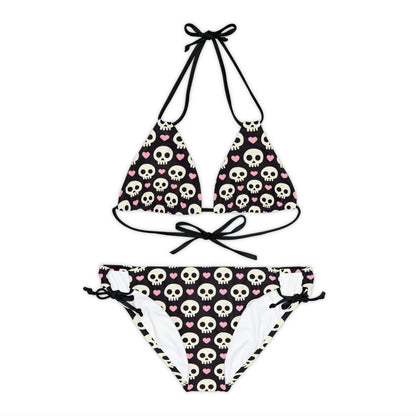 Cute Skulls - Strappy Bikini Set (AOP)