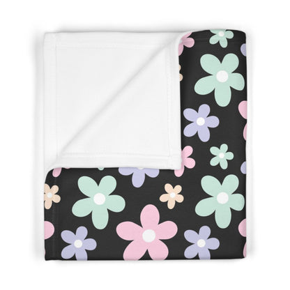 Flowers - Soft Fleece Baby Blanket