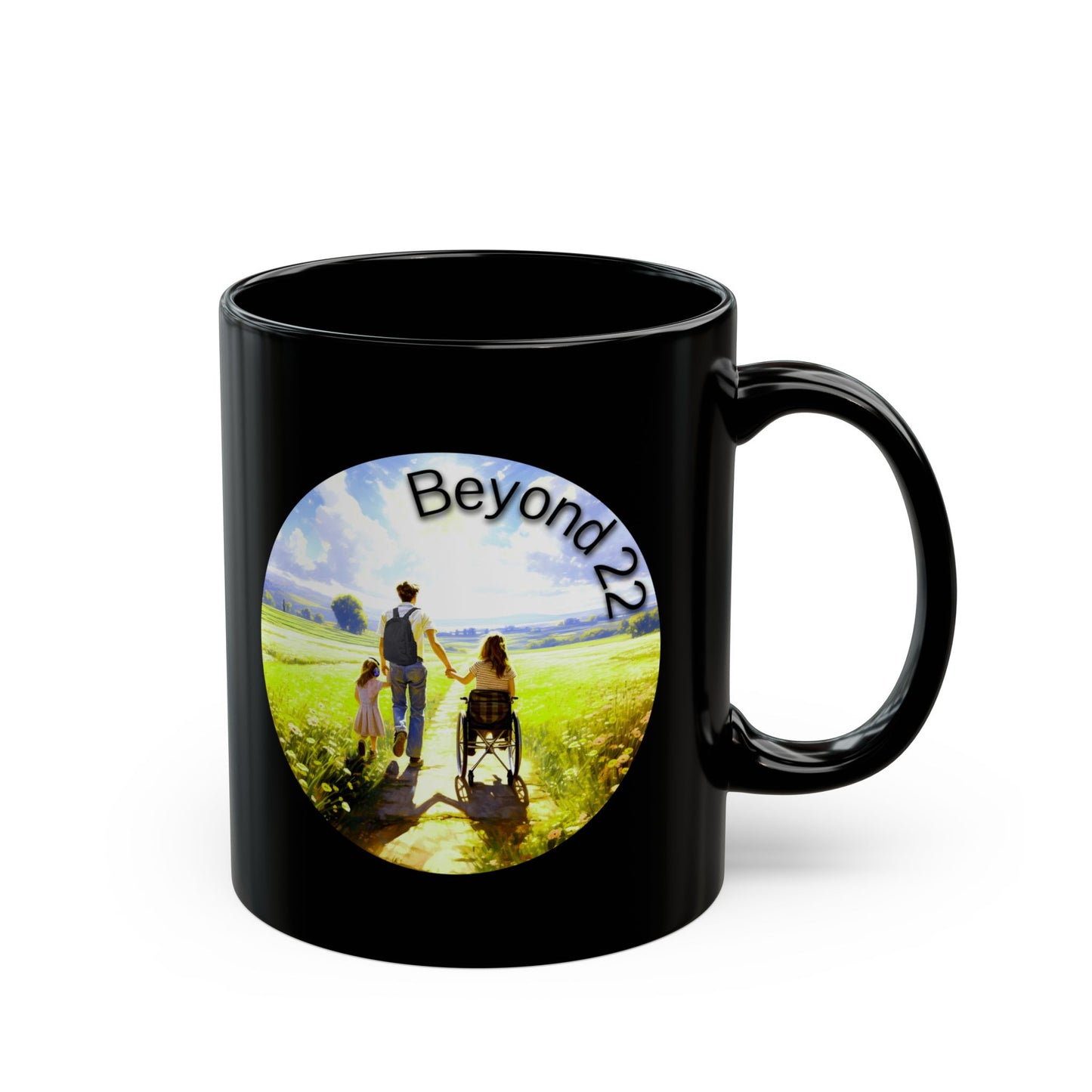 Beyond 22 - Black Mug (11oz, 15oz)