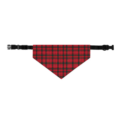 Red Plaid - Pet Bandana Collar