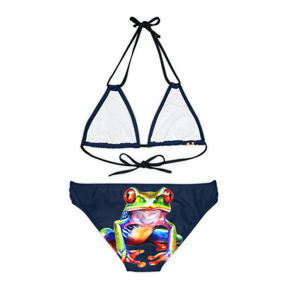 Tree Frog - Strappy Bikini Set (AOP)