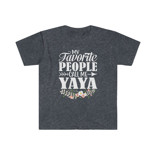 They Call Me Yaya - Unisex Softstyle T-Shirt