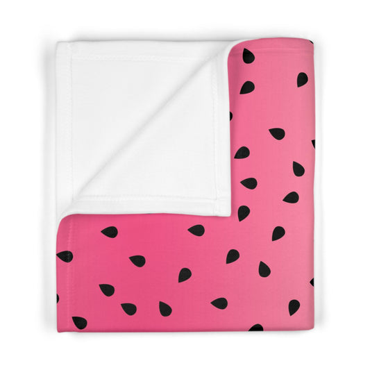 Watermelon - Soft Fleece Baby Blanket