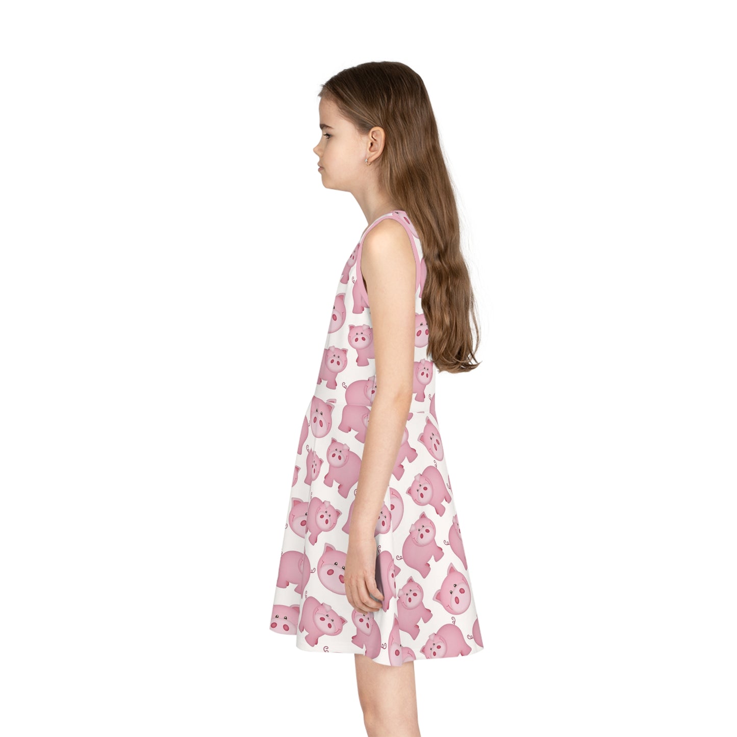 Pig - Girls' Sleeveless Sundress (AOP)