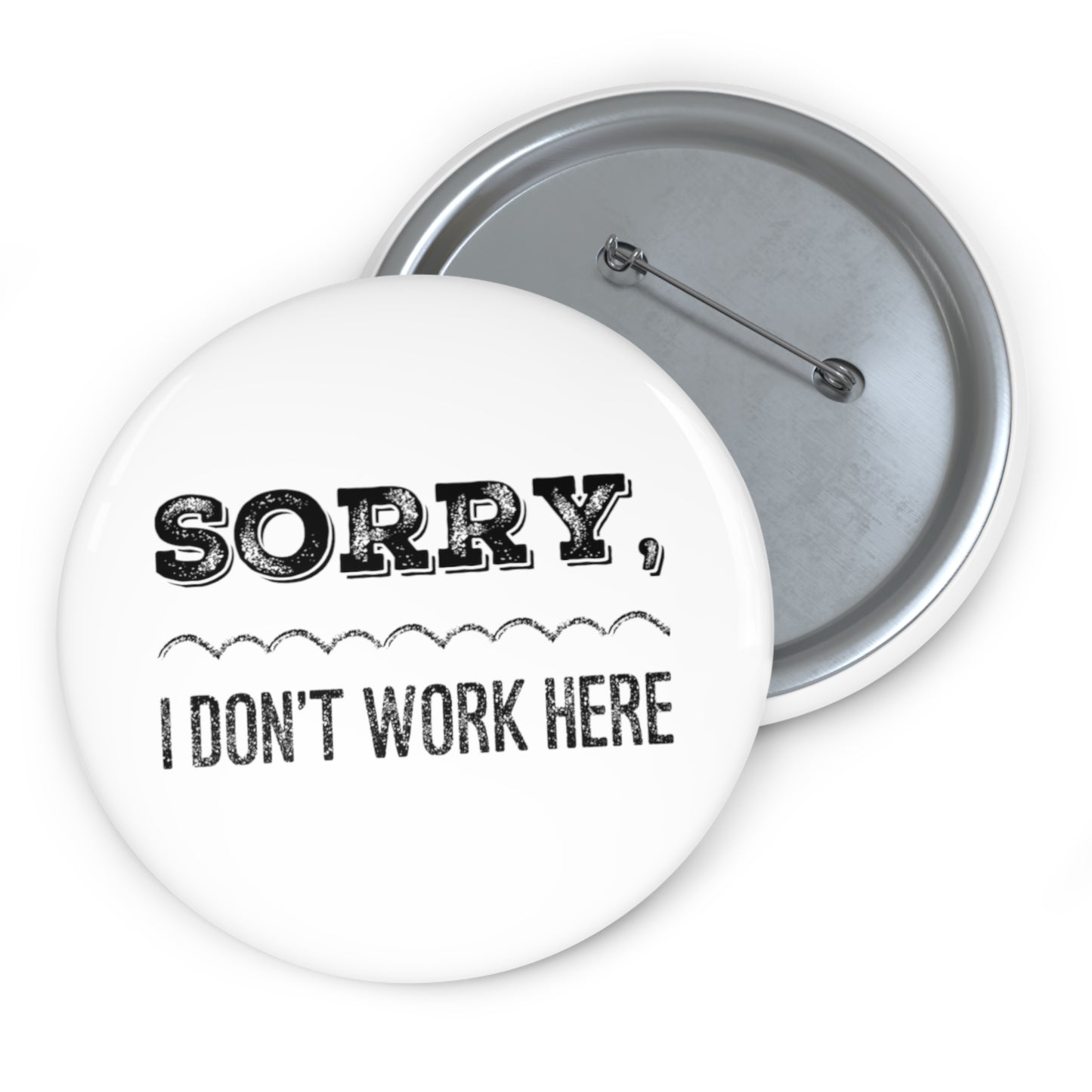 Vendor Humor - Custom Pin Buttons