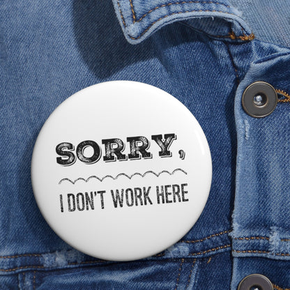 Vendor Humor - Custom Pin Buttons