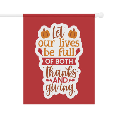 Thanks & Giving - Garden & House Banner