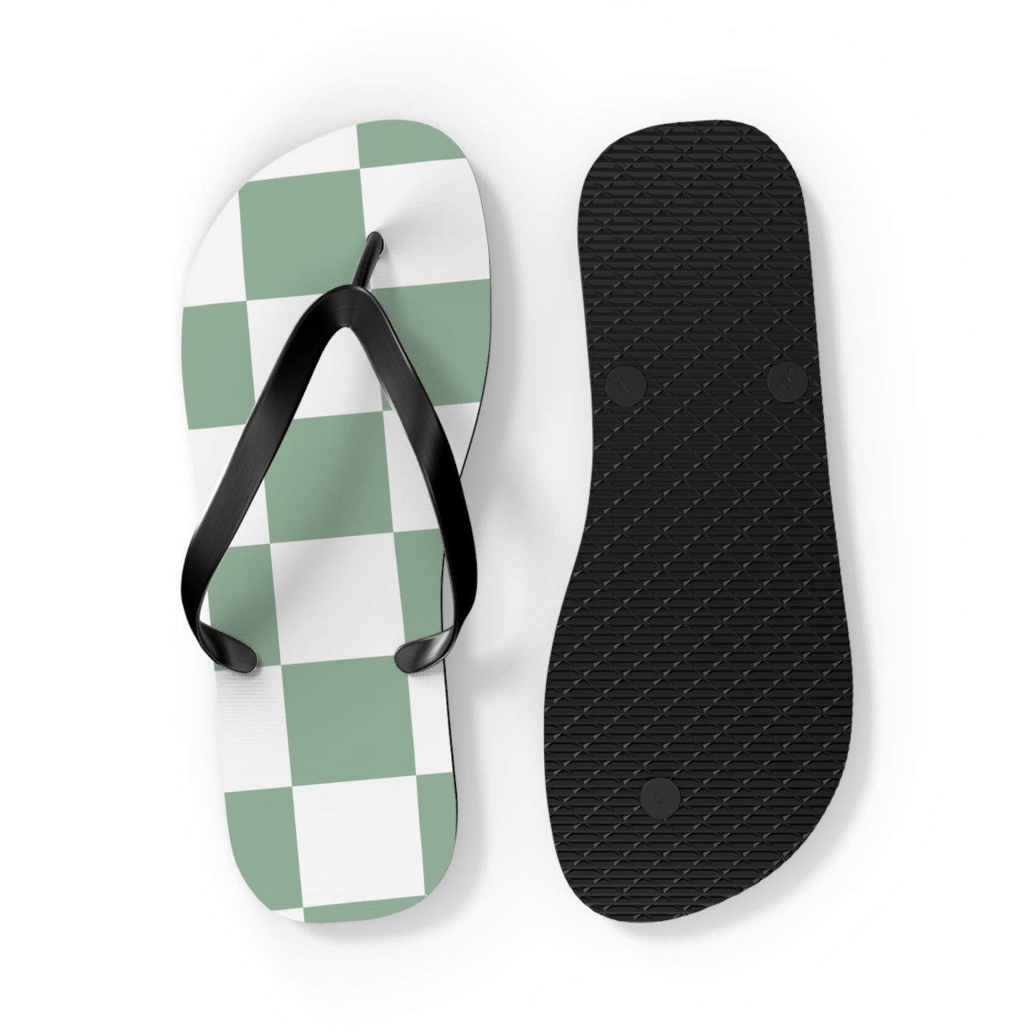 Green Check - Flip Flops