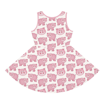 Pig - Girls' Sleeveless Sundress (AOP)