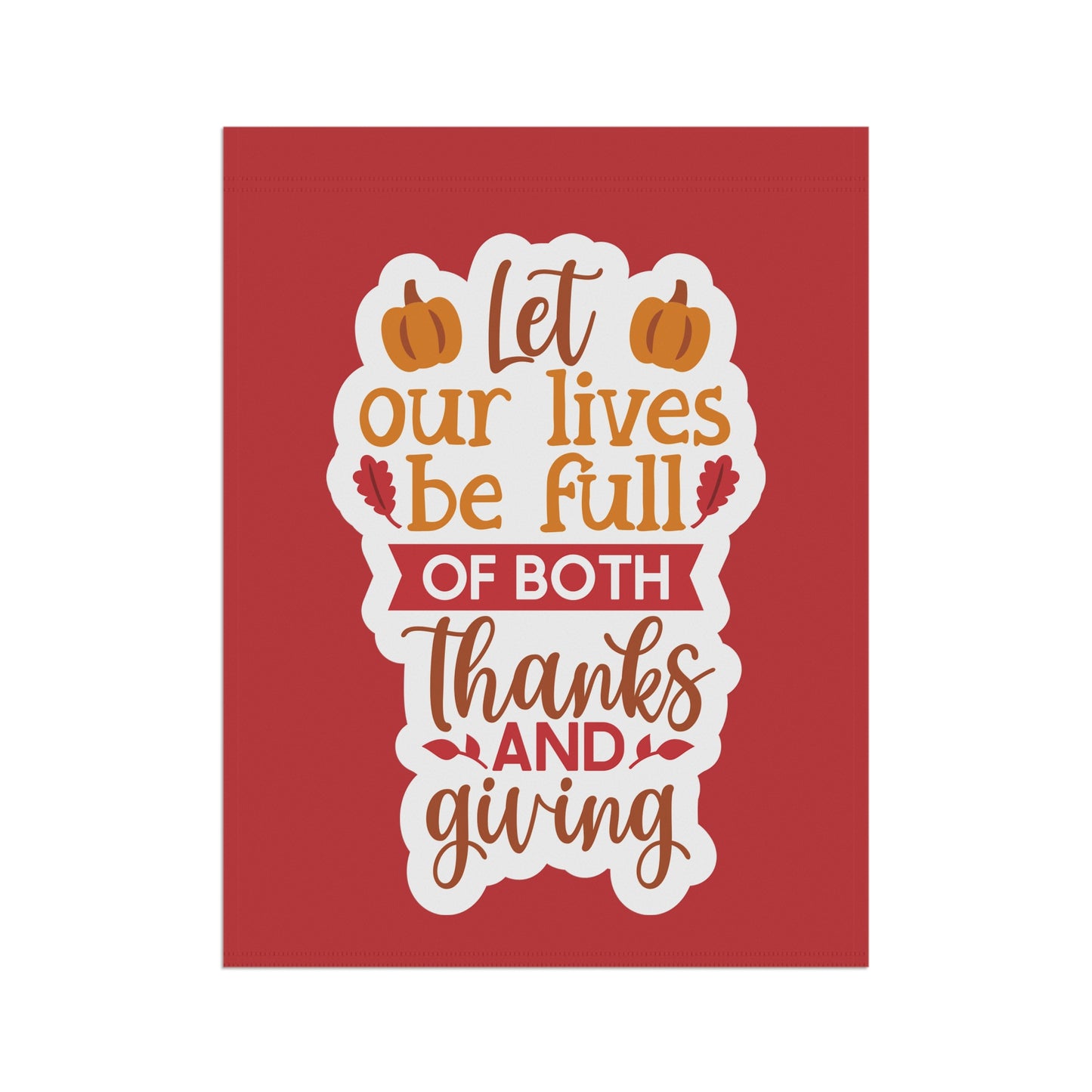 Thanks & Giving - Garden & House Banner