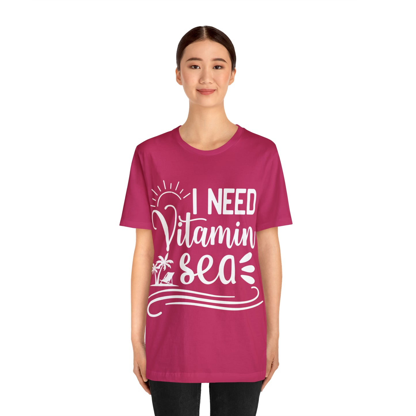 I Need Vitamin Sea - Jersey Short Sleeve Tee