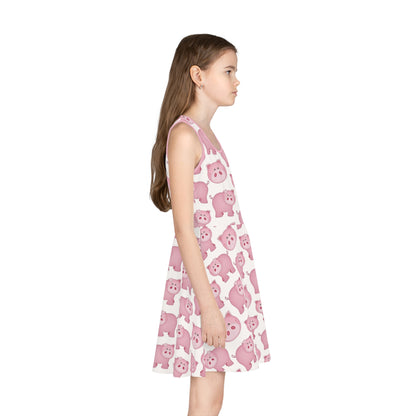 Pig - Girls' Sleeveless Sundress (AOP)