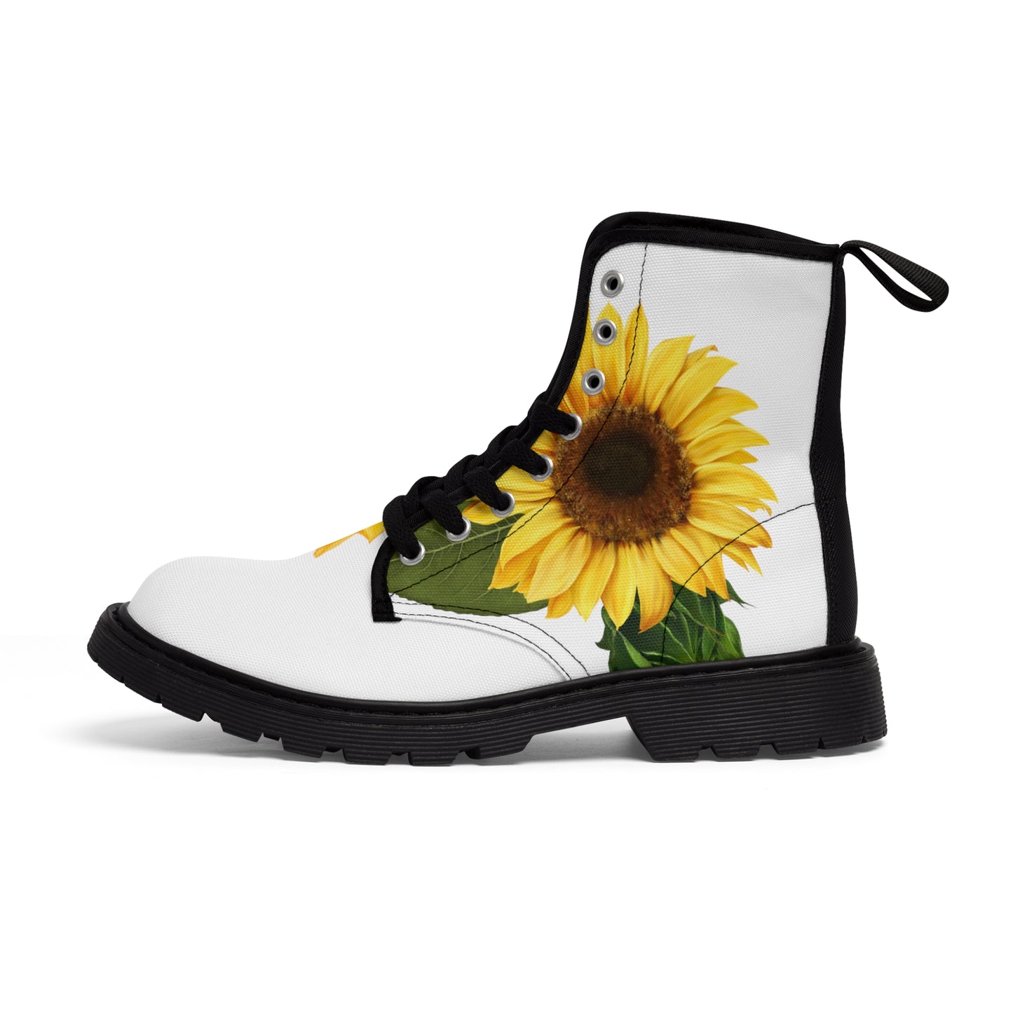 Sunflowers - Women's Canvas Boots