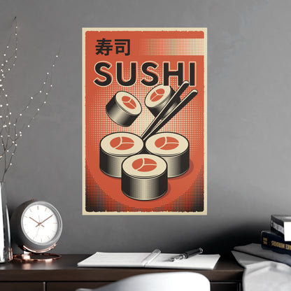 Sushi - Vertical and Horizontal Matte Posters