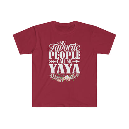 They Call Me Yaya - Unisex Softstyle T-Shirt