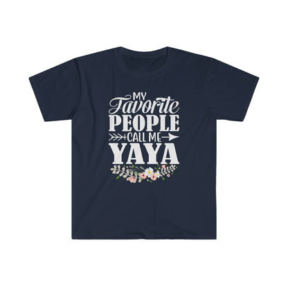 They Call Me Yaya - Unisex Softstyle T-Shirt