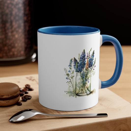 Bluebonnets - Accent Coffee Mug, 11oz