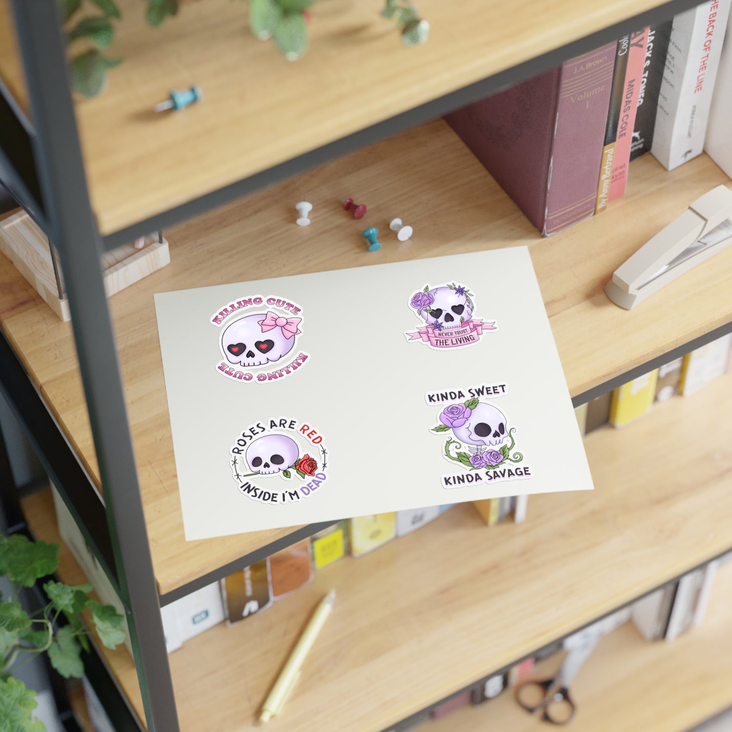 Chibi Skulls - Sticker Sheets