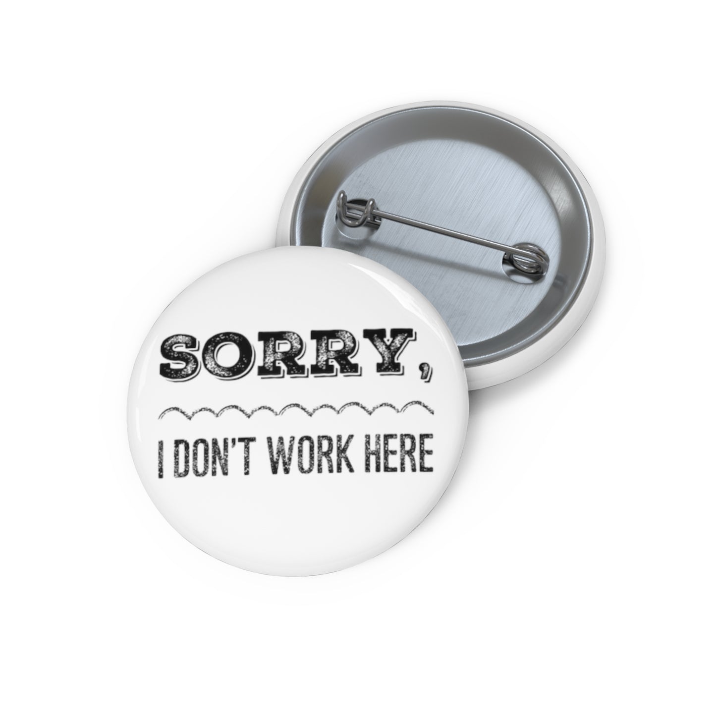 Vendor Humor - Custom Pin Buttons