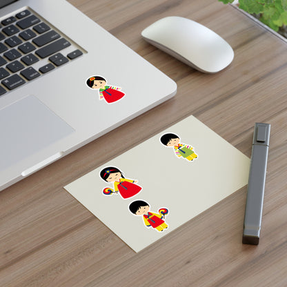 Chibi Korean Hanbok - Sticker Sheets