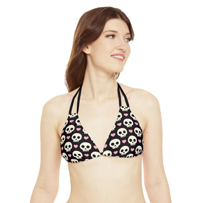 Cute Skulls - Strappy Bikini Set (AOP)