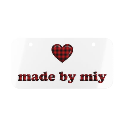 Made by Miy - Mini License Plate