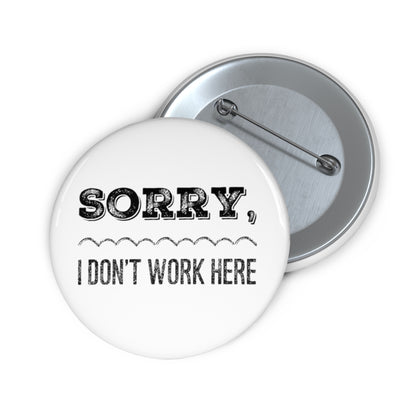 Vendor Humor - Custom Pin Buttons